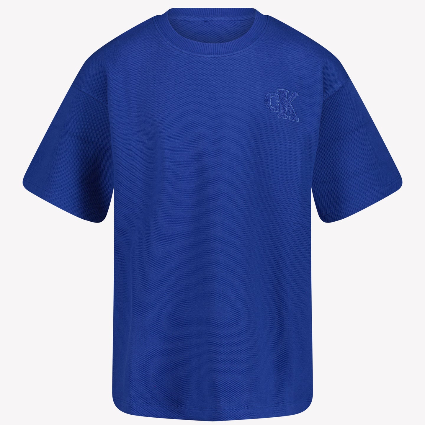 Calvin Klein Jongens T-shirt Cobalt Blauw 4Y