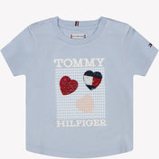 Tommy Hilfiger Baby Meisjes T-shirt Licht Blauw