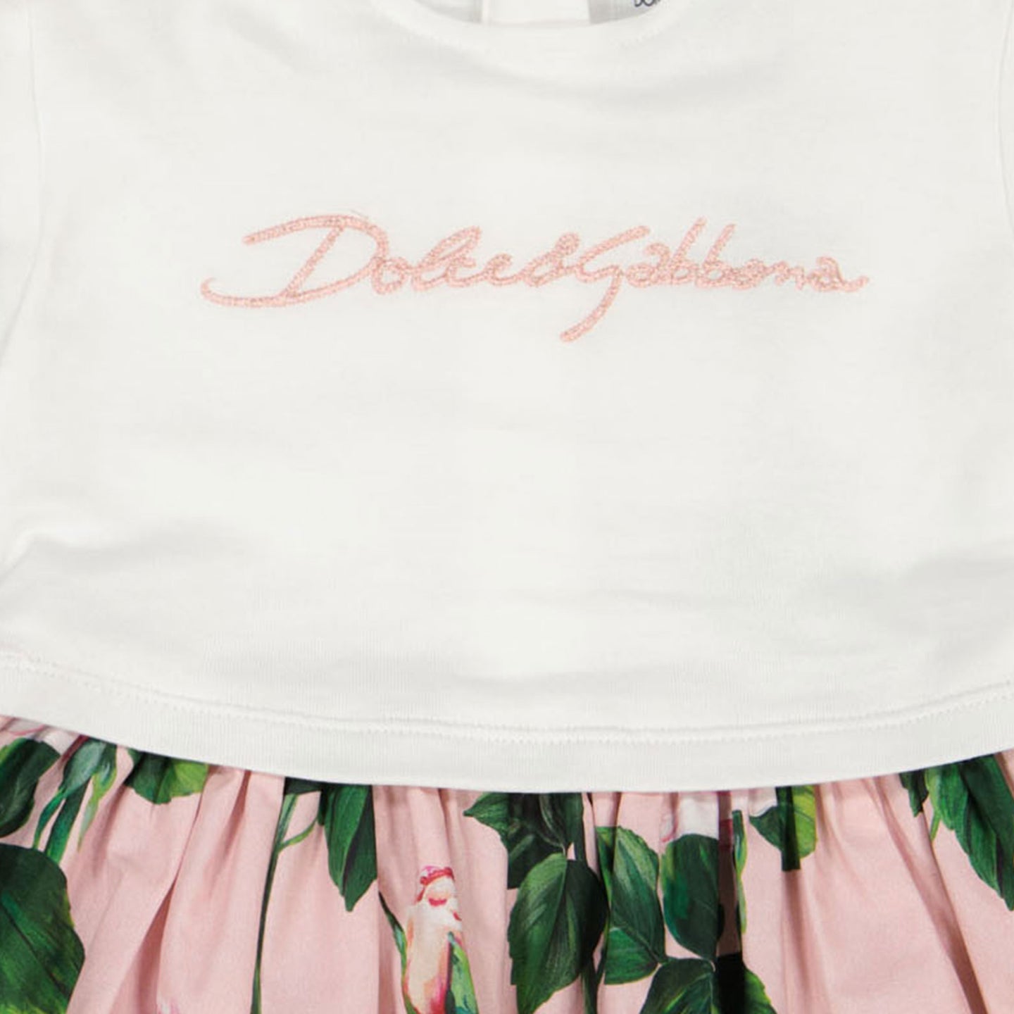 Dolce & Gabbana Baby Girls Dress In Light Pink