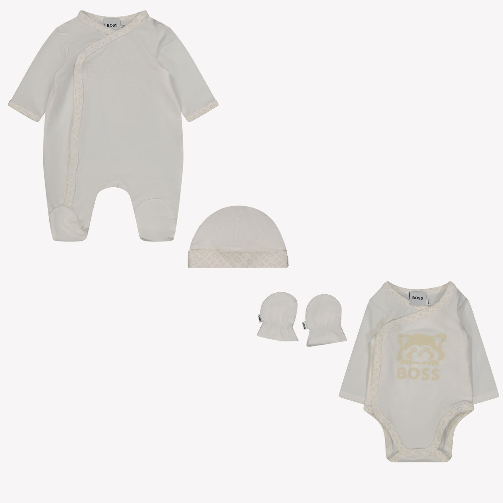 Boss Baby boys box suit White