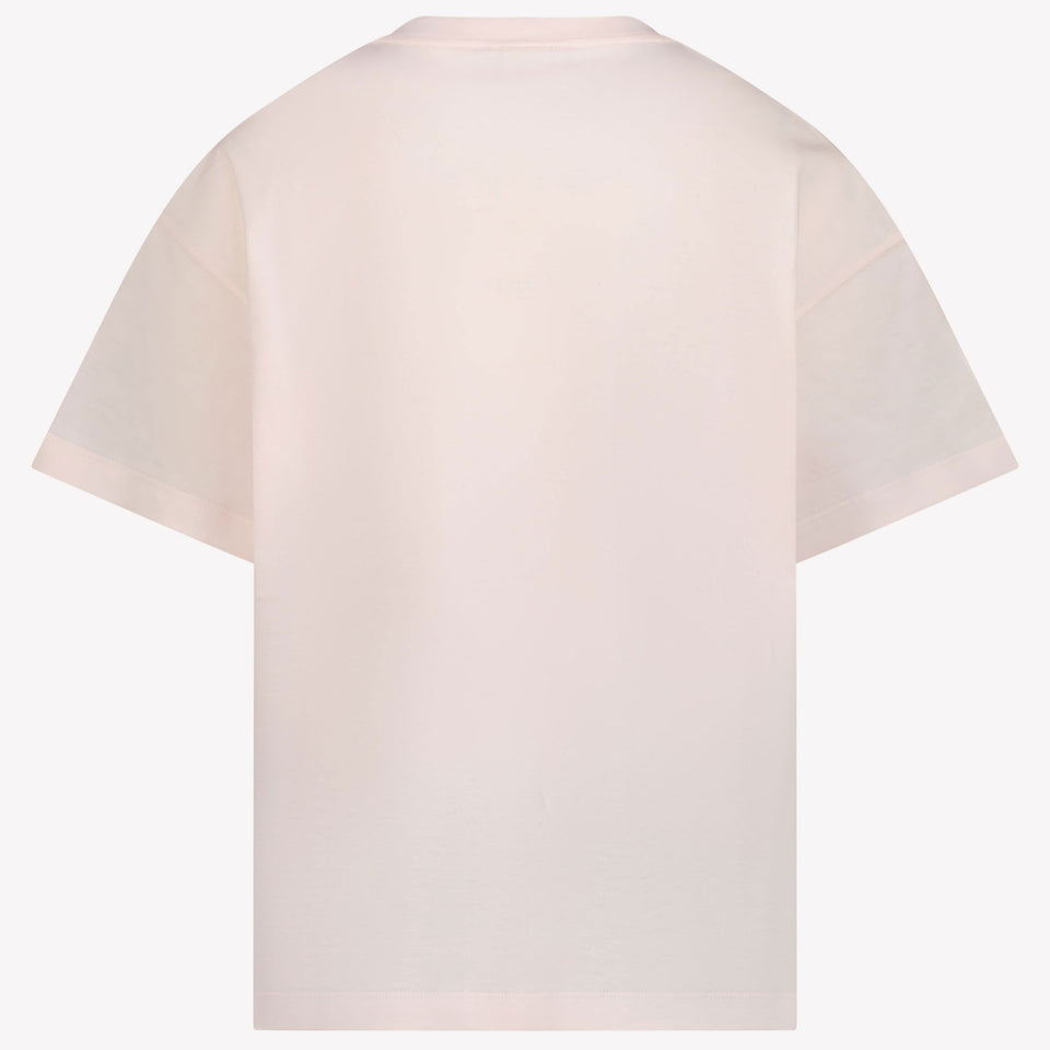 Fendi Kinder Meisjes T-Shirt In Licht Roze