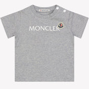 Moncler Baby Unisex T-shirt Grijs