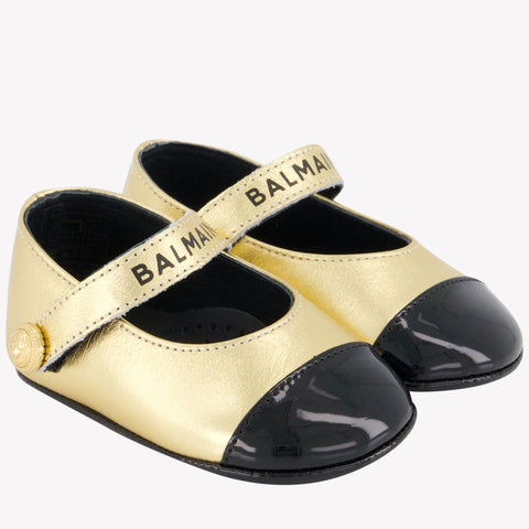 Balmain Baby girls Shoes Gold