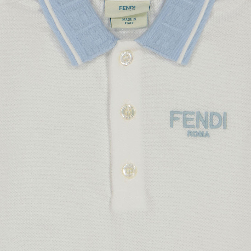 Fendi Baby boys polo in White