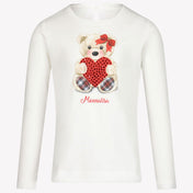 MonnaLisa Meisjes T-shirt Off White