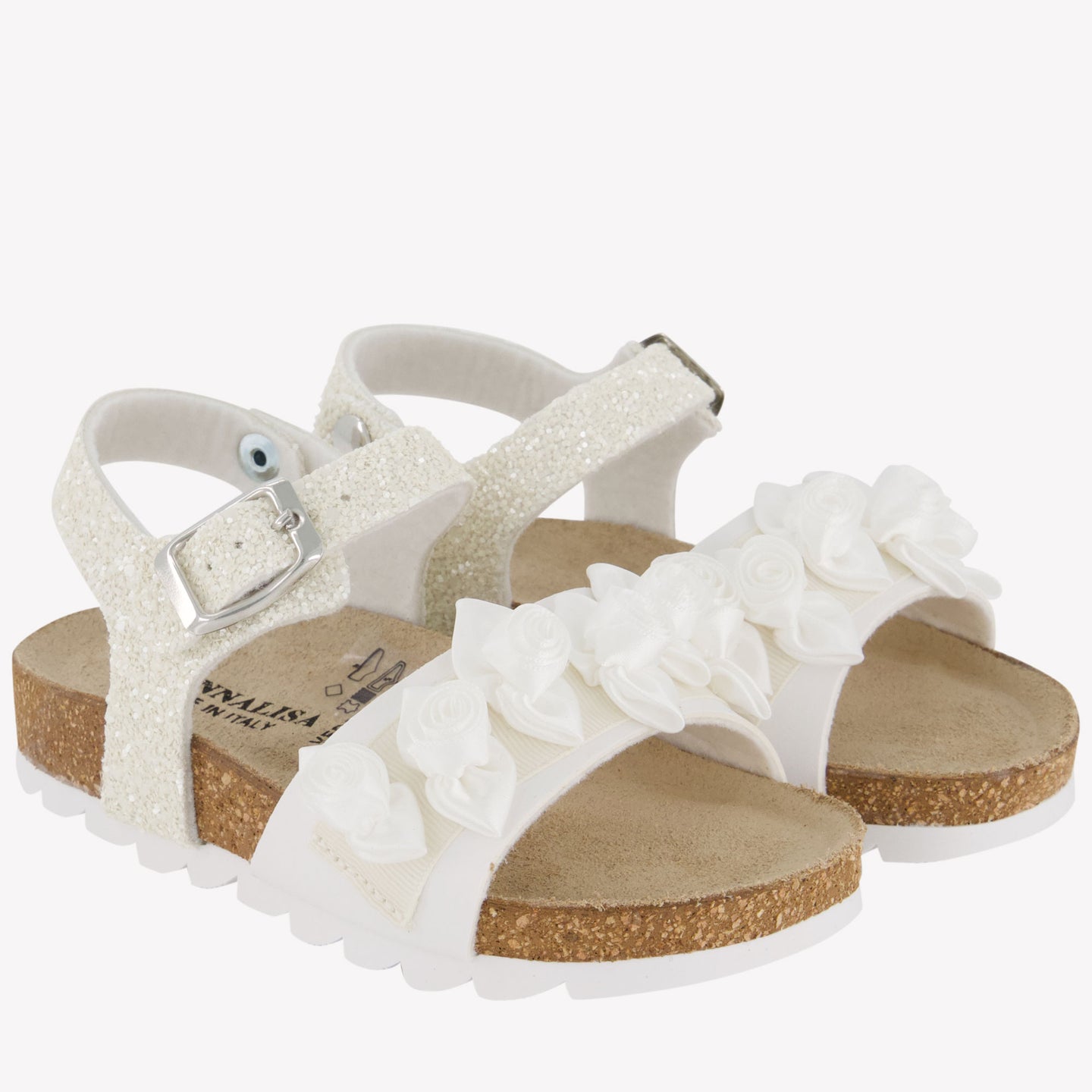 MonnaLisa Girls Sandals In White