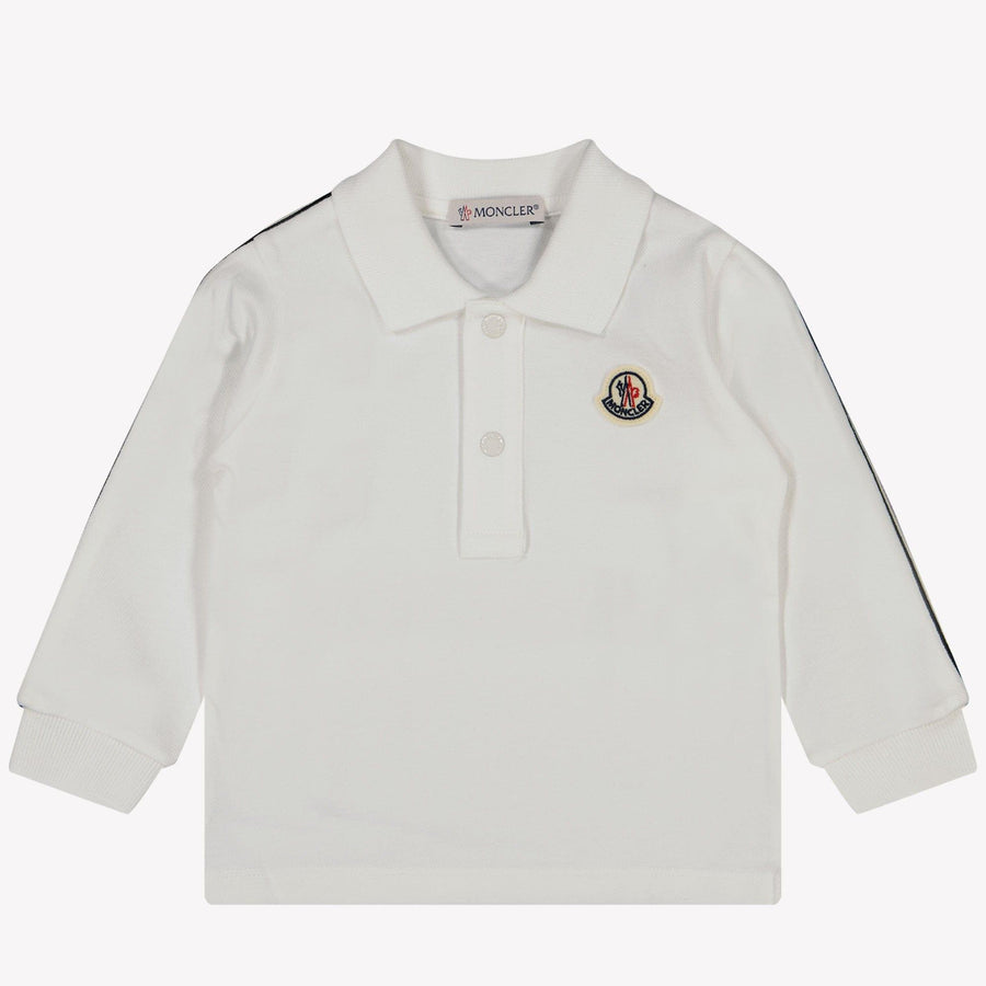 Moncler Baby Boys Polo Shirt White