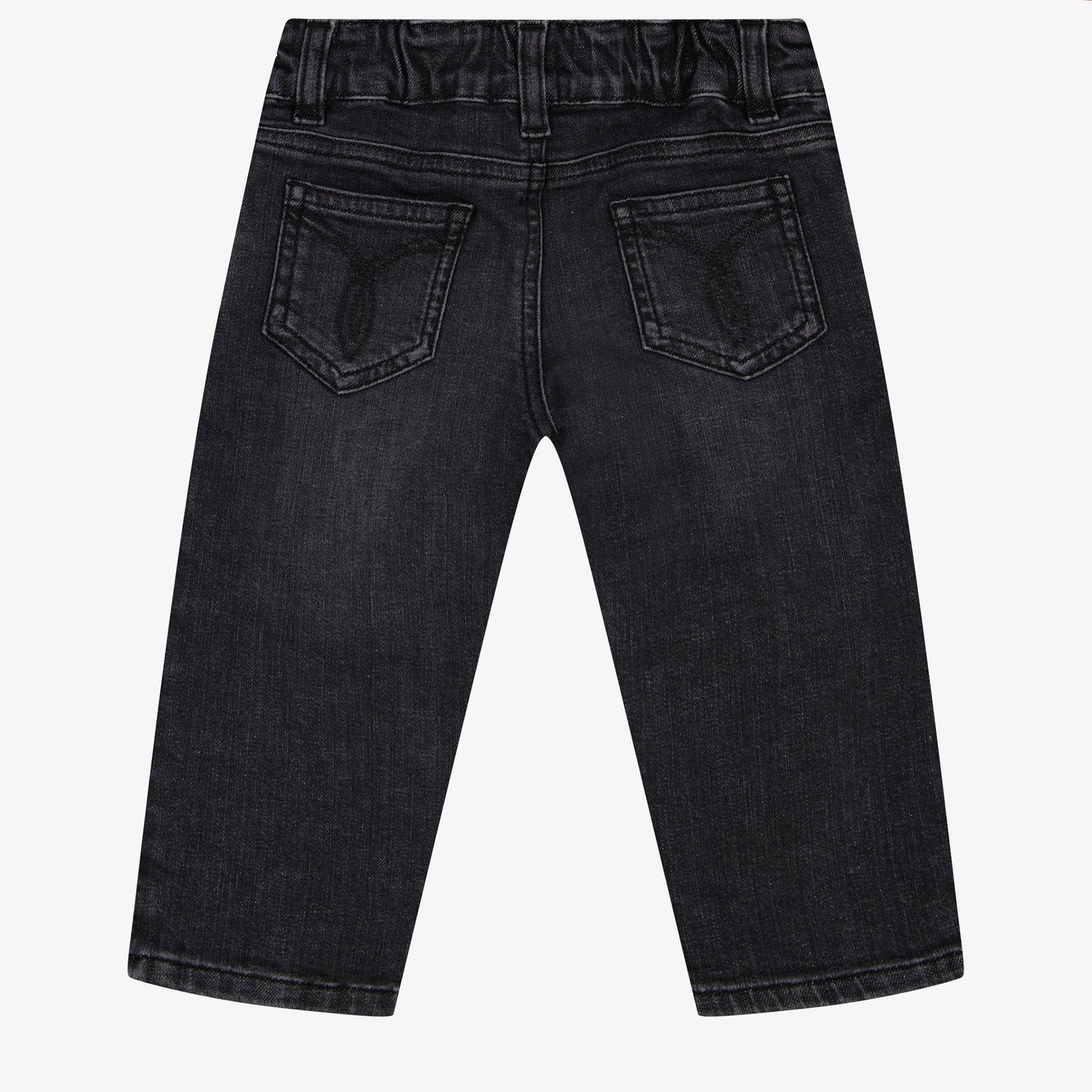 Versace Baby Unisex Jeans In Zwart