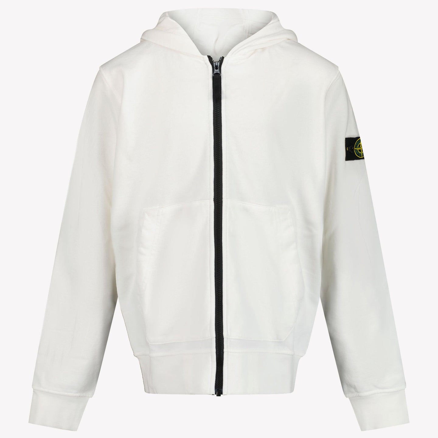 Stone Island Kids Boys Cardigan in White