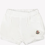 Moncler Baby Meisjes Shorts Wit