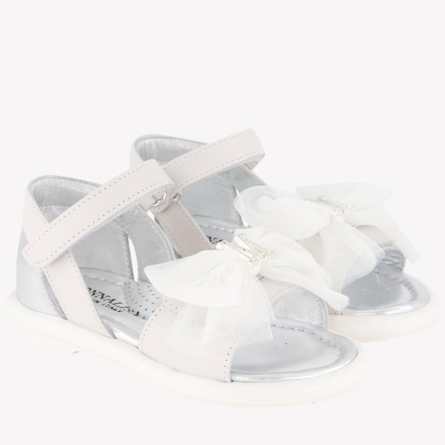 Monnalisa Girls Sandals  White