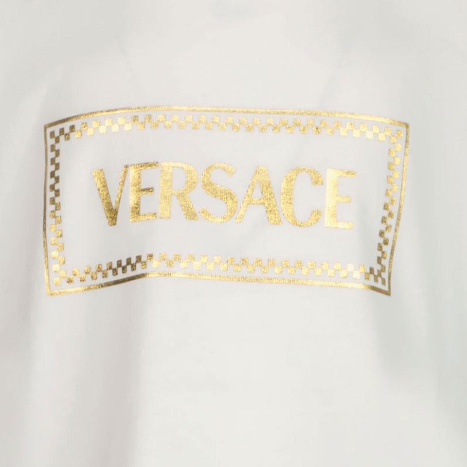 Versace Kids Unisex T-shirt in White