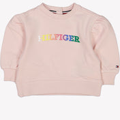Tommy Hilfiger Baby Girls Sweater Light Pink