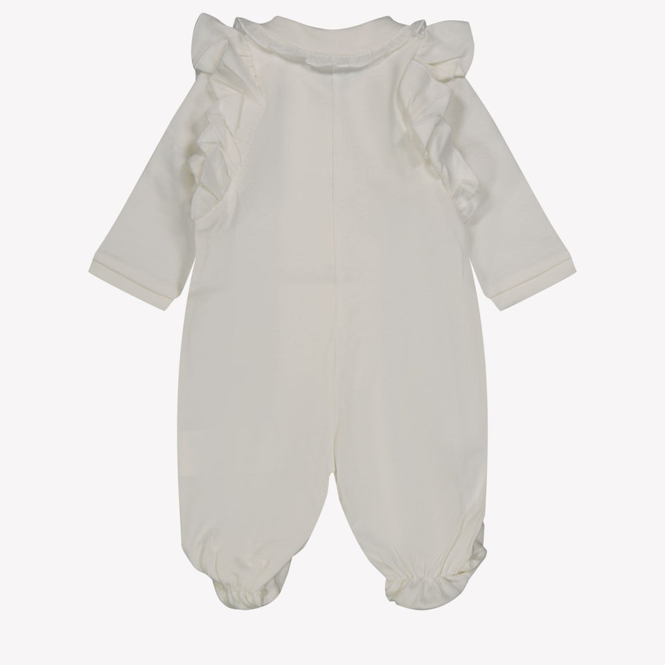 Monnalisa Baby Meisjes Boxpakje Off White