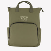 Calvin Klein Baby Unisex Diaperbag in Olive Green