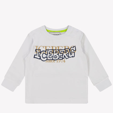 Iceberg Baby Jongens T-Shirt Wit