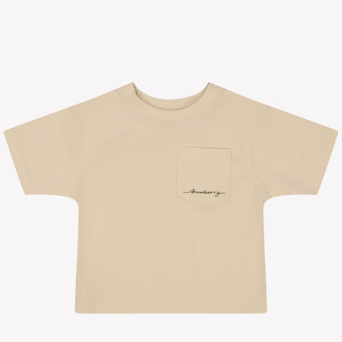 Burberry Cedar Baby Girls T-Shirt in Salmon