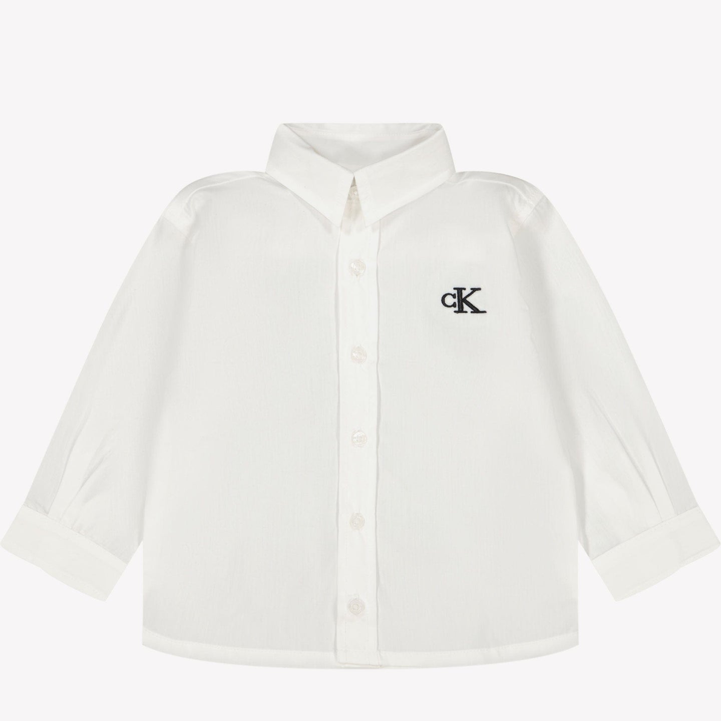 Calvin Klein Baby Jongens Blouse Wit 68