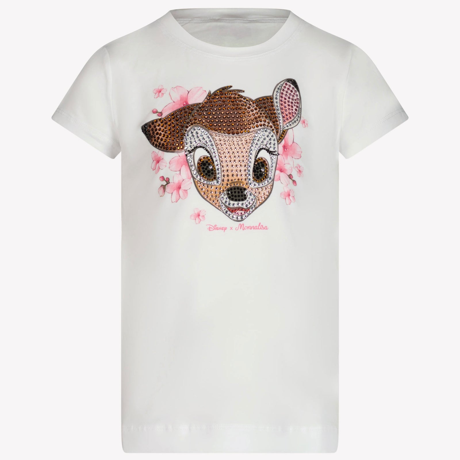 MonnaLisa Kinder Meisjes T-Shirt In Wit