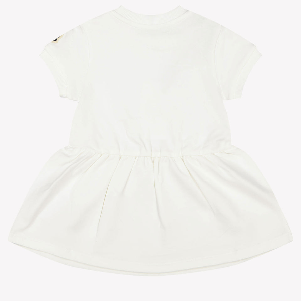 Moncler Baby Girls Dress In White