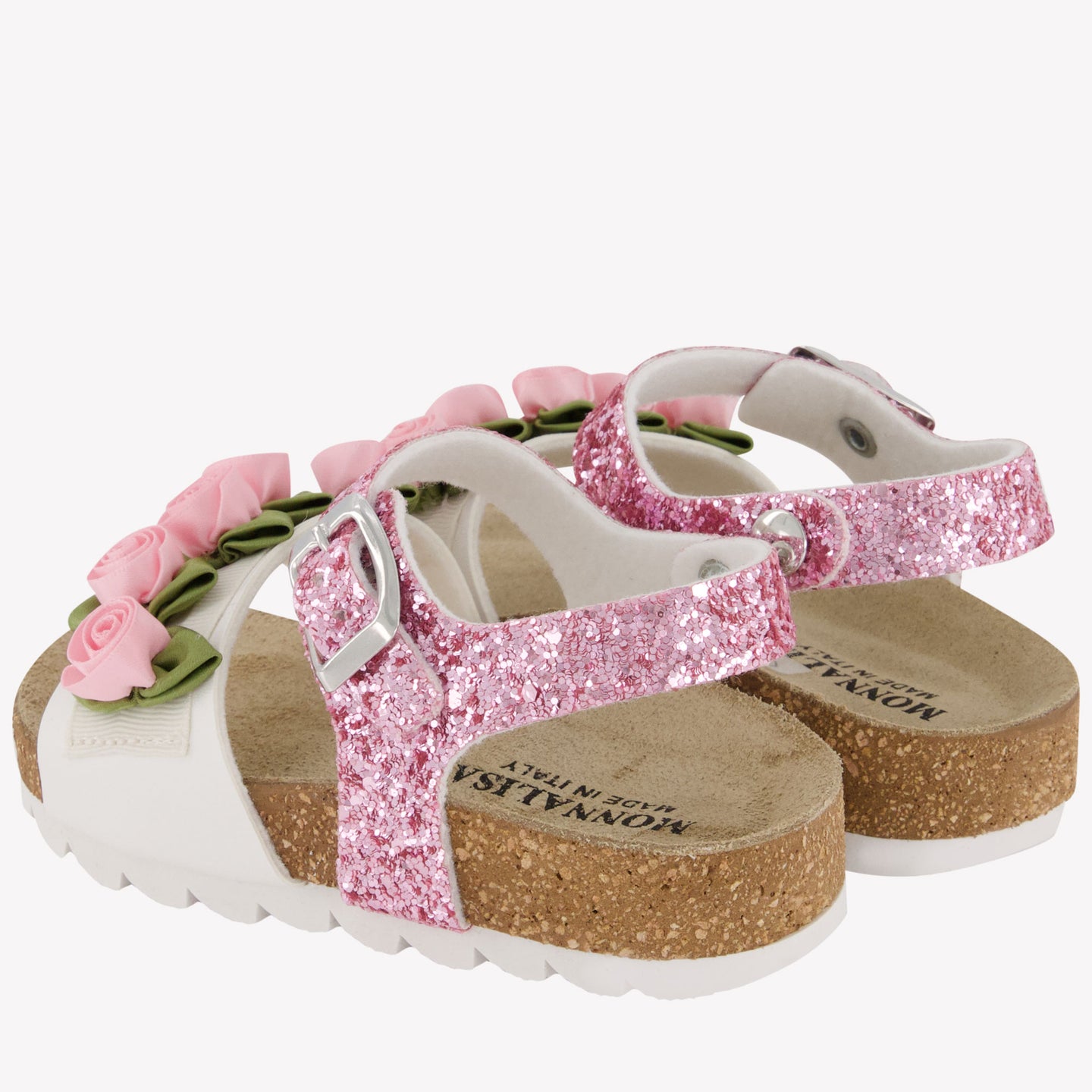 MonnaLisa Girls Sandals In Light Pink