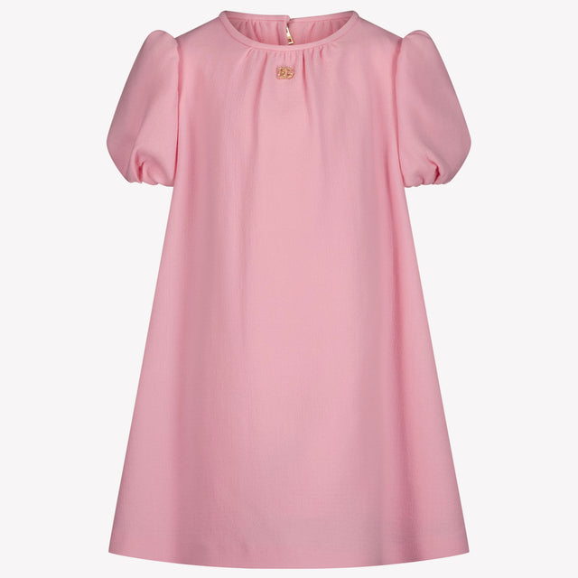 Dolce & Gabbana Kids Girls Dress Light Pink