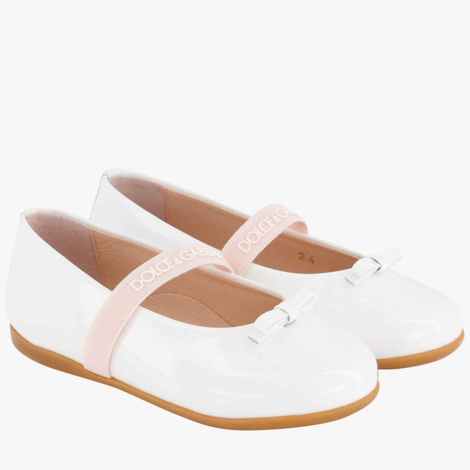 Dolce & Gabbana Girls Shoes In White