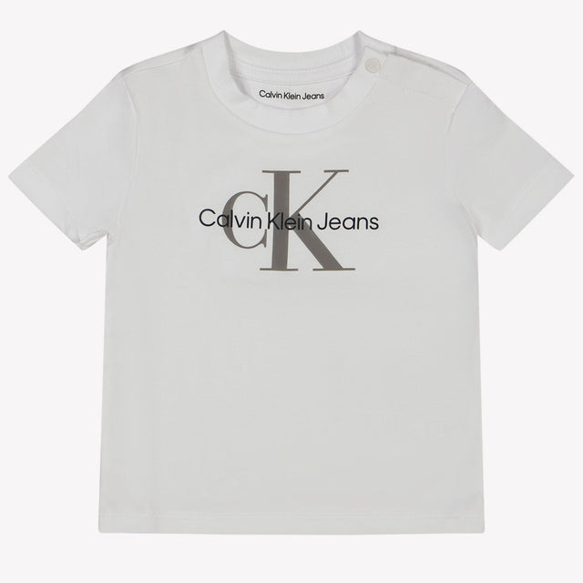 Calvin Klein Baby Jongens T-shirt Wit 62