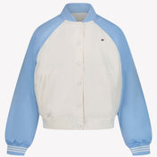 Tommy Hilfiger Meisjes Tussenjas Licht Blauw