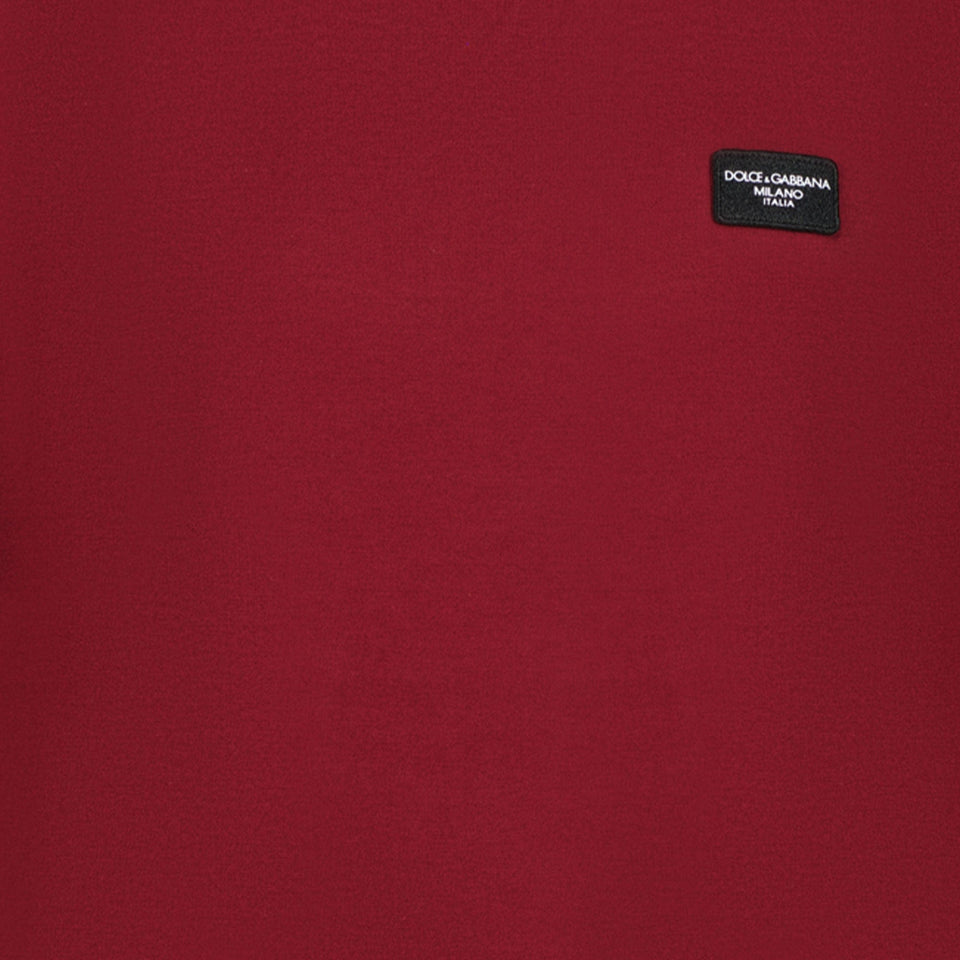 Dolce & Gabbana Jongens T-shirt Bordeaux