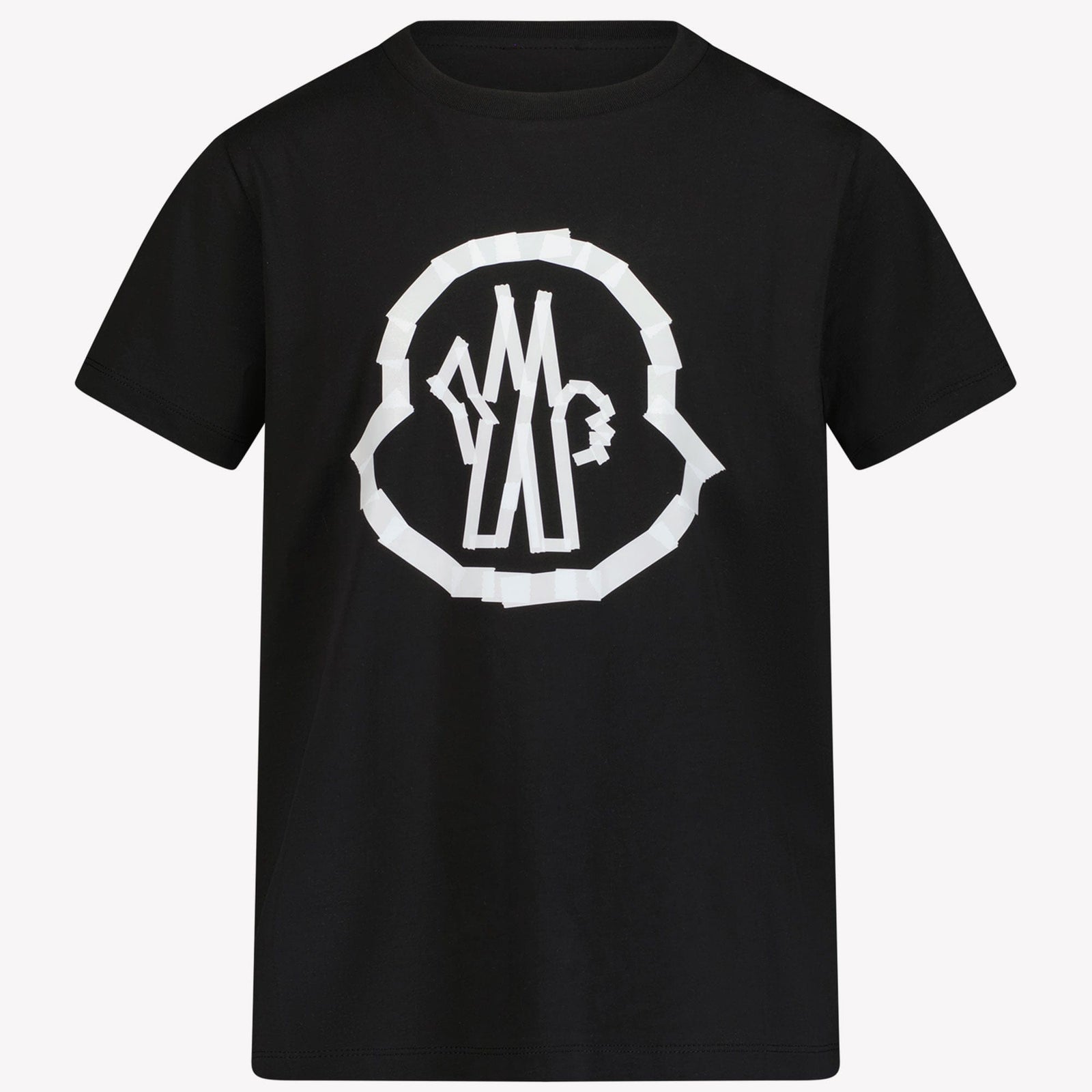 Moncler Kinder Jongens T-Shirt Zwart 4Y