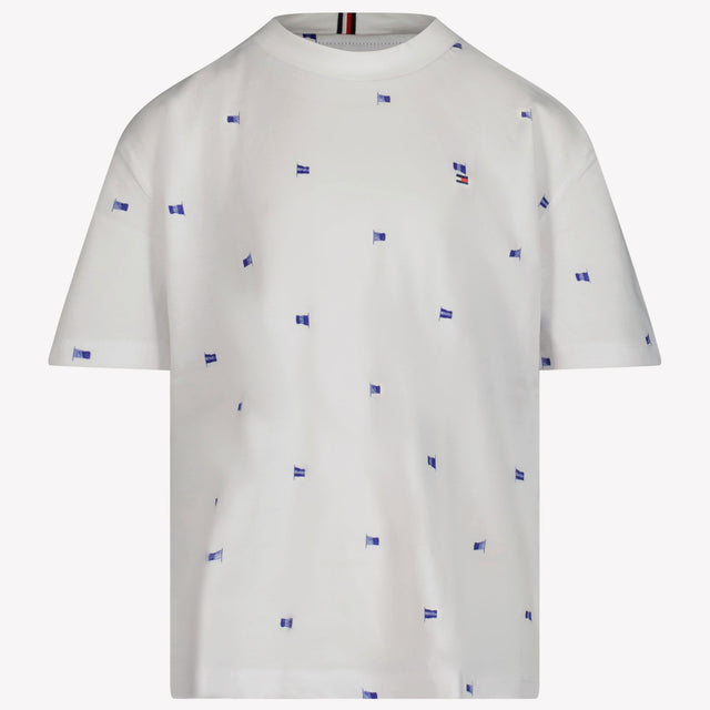 Tommy Hilfiger Kinder Jongens T-Shirt Wit