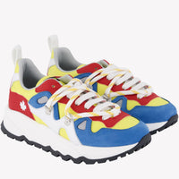 Dsquared2 Kinder Unisex Sneakers Geel