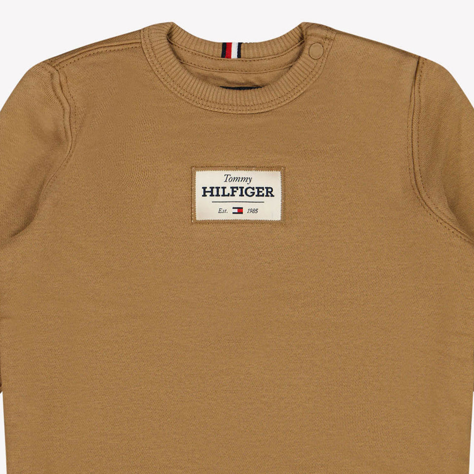 Tommy Hilfiger Baby boys sweater Camel