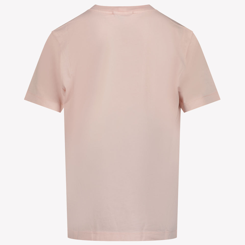 Stone Island Kinder Jongens T-Shirt In Licht Roze