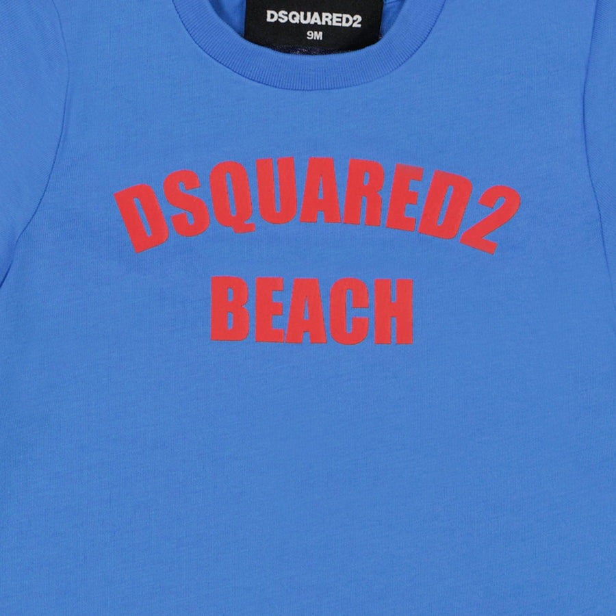 Dsquared2 Baby Jongens T-Shirt Licht Blauw