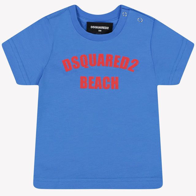 Dsquared2 Baby Jongens T-Shirt Licht Blauw 3 mnd
