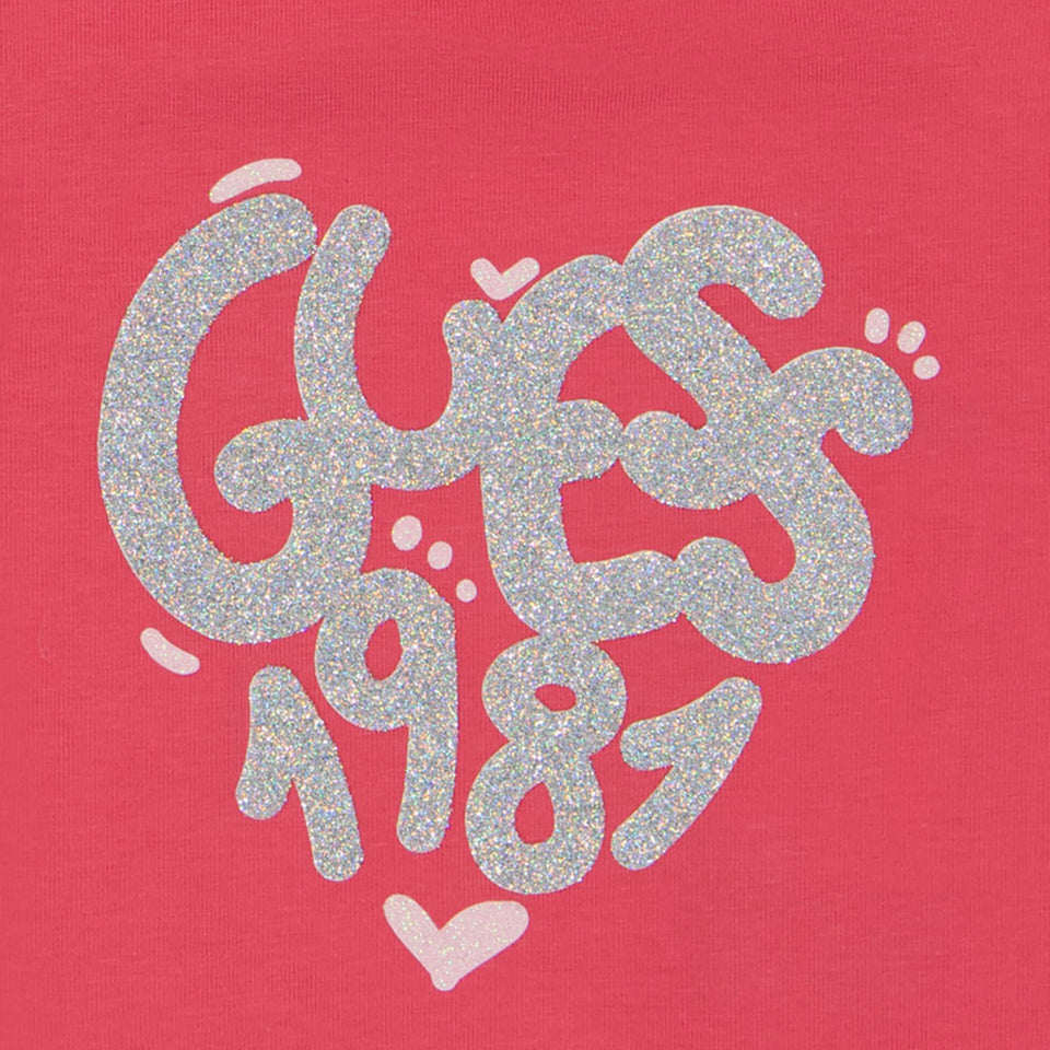 Guess Baby Girls T-Shirt in Fuchsia