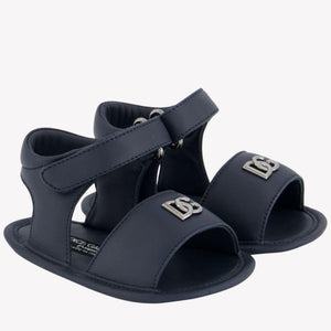 Dolce & Gabbana Baby Jongens Sandalen In Navy