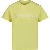 Givenchy Children's Girls T-Shirt Yellow