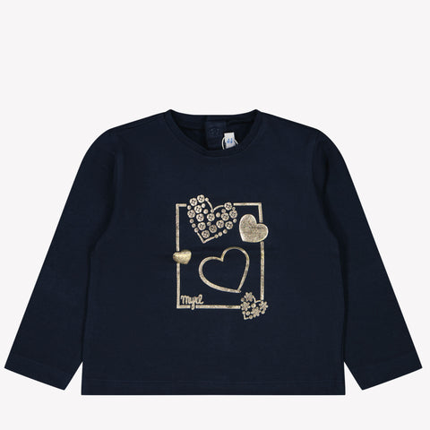 Mayoral Baby Meisjes T-shirt Navy