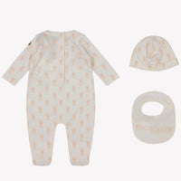 Moncler Baby Girls Playsuit  Light Pink