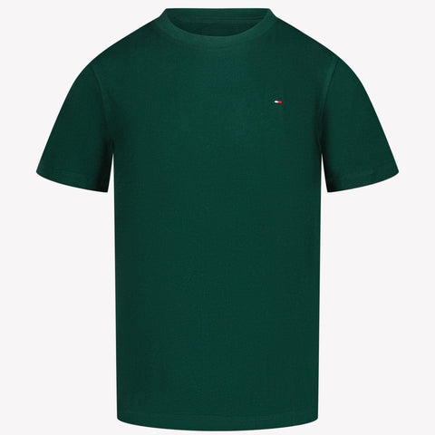 Tommy Hilfiger Jongens T-shirt Groen 4Y