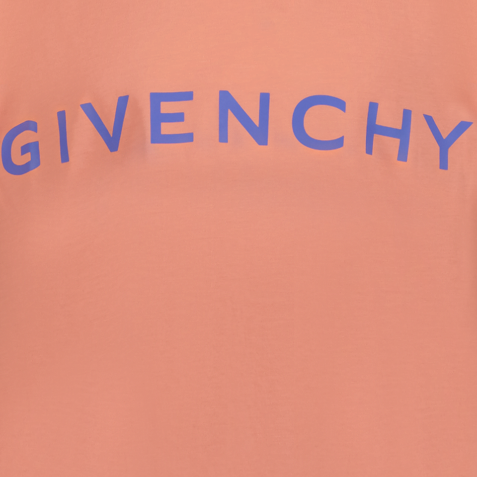 Givenchy Kinder Jongens T-Shirt Peach
