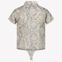 Versace Kinder Meisjes Blouse In Grijs