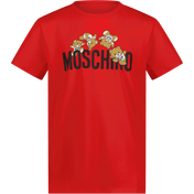 Moschino Children's Girls T-Shirt Red