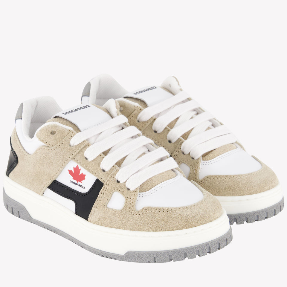 Dsquared2 Girls Sneakers in Beige