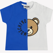 Moschino Baby Unisex T-Shirt Cobalt Blauw