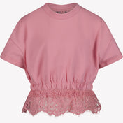 MonnaLisa Kinder Meisjes T-Shirt Roze