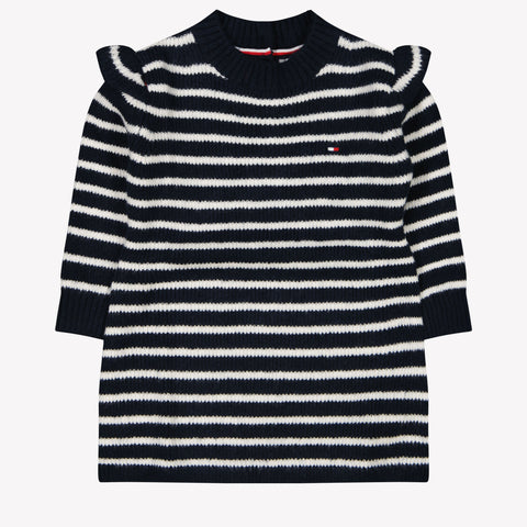 Tommy Hilfiger Baby Meisjes Jurk Navy